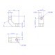 MakeBlock - łożysko z kołnierzem 8x16x5mm MakeBlock - łożysko z kołnierzem 8x16x5mm