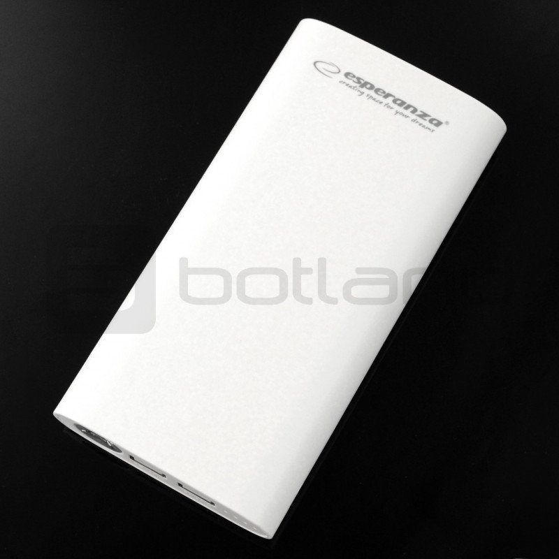 Mobile PowerBank battery Esperanza Nitro EMP119W 17400mAh - white