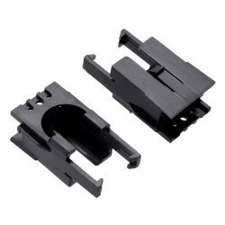 Pololu Romi Chassis Motor Clip - Romi chassis motor clips - black - 2pcs.