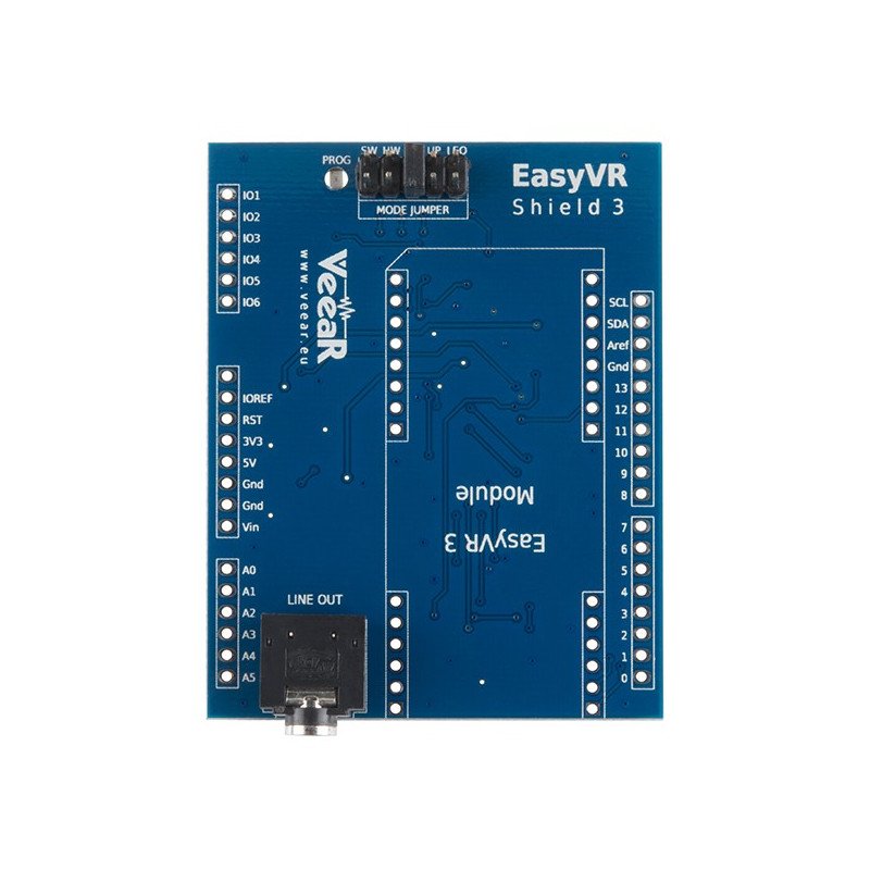 EasyVR Shield 3.0 SparkFun - pad voice recognition for Arduino