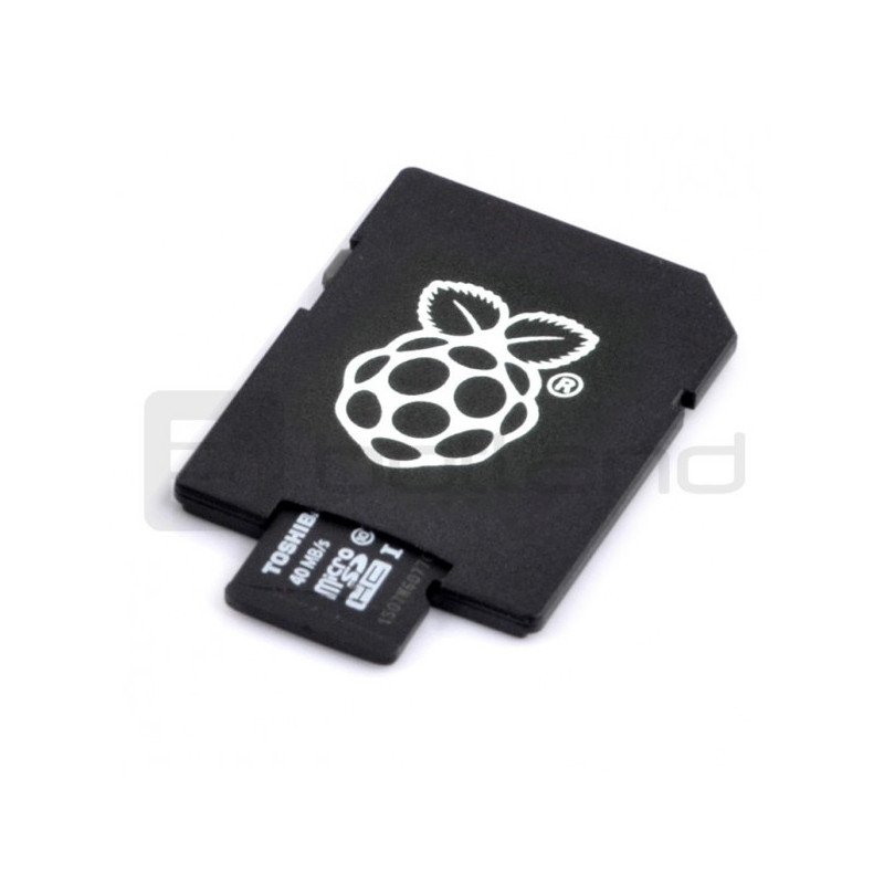 Starter kit Raspberry Pi 3 B+ wi-fi + red-white case + original power supply + microSD card