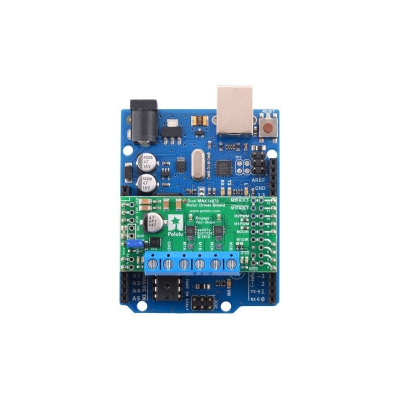 MAX14870 Pololu - dual-channel driver engines, 28V/1,7 A - shield for Arduino