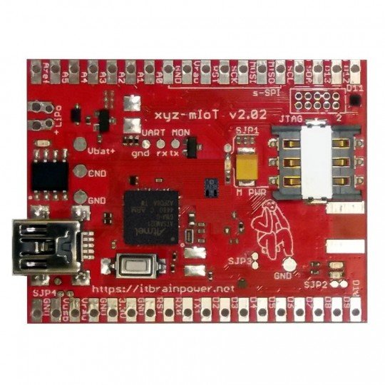 Module xyz-mIOT 2.09 BG95 Quad Band GSM + GPS + HDC2010, DRV5032 and CCS811 - for Arduino and Raspberry Pi