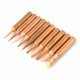 Zestaw 10 grotów miedzianych cooper do stacji lutowniczych Yihua Aoyue Repro Zhaoxin Xytronic Quick WEP Zestaw 10 grotów miedzianych cooper do stacji lutowniczych Yihua Aoyue Repro Zhaoxin Xytronic Quick WEP