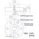 Aluminium Hub for 6 mm shafts Aluminium Hub for 6 mm shafts