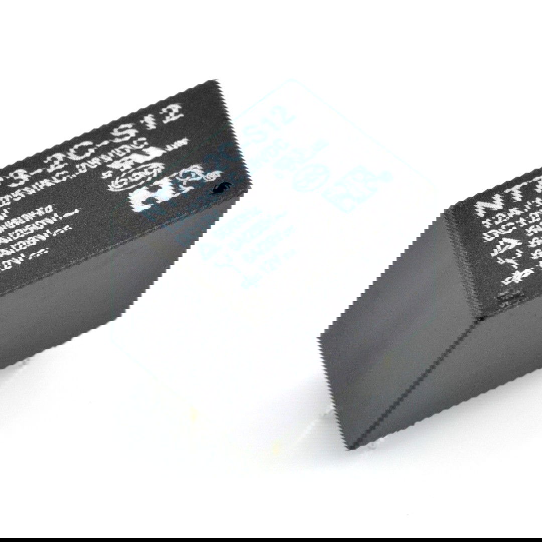 Relay NT73-2C-S12 - coil 12V, contacts 2x 12A/125VAC