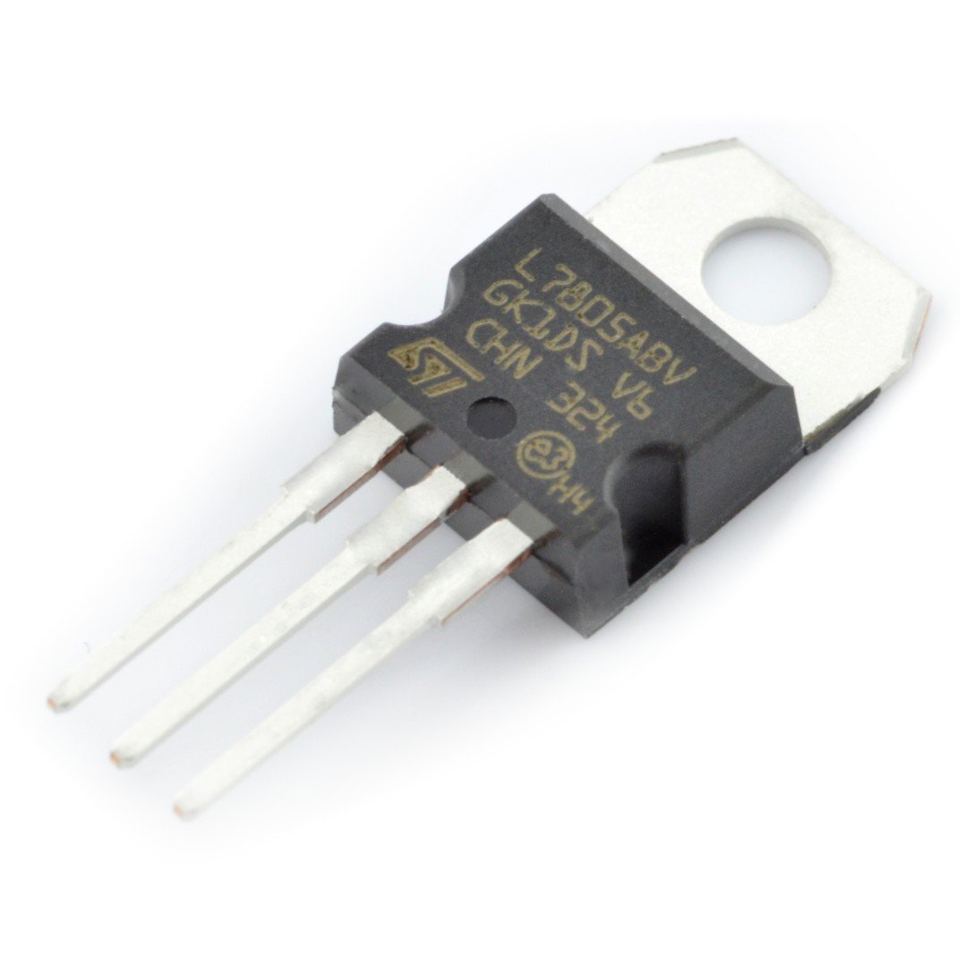 Linear voltage regulator 5V L7805ABV - THT TO220