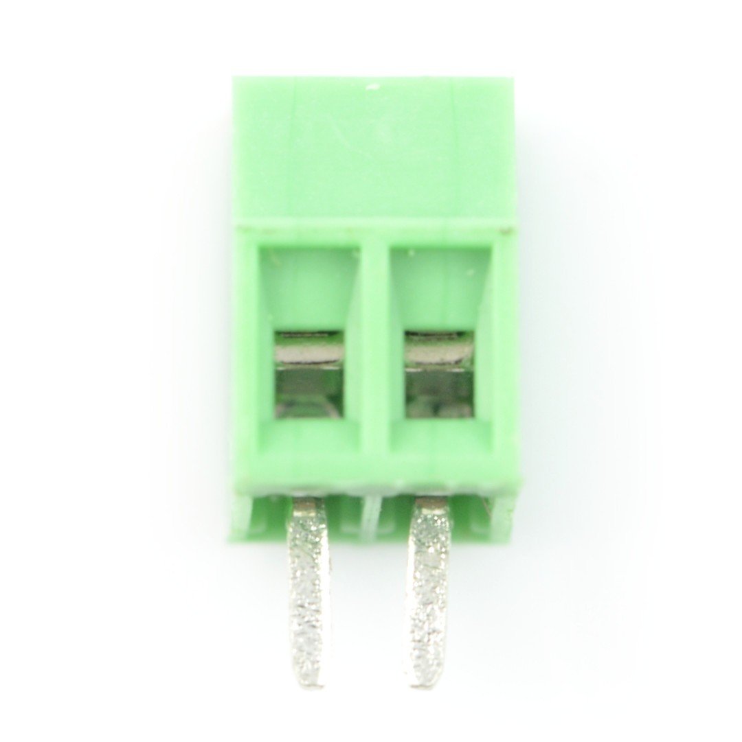 Buy ARK connector 2.54mm raster 2 pin (-) - 10pcs Botland - Robotic Shop