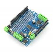 L293D driver DC motors, stepper motors and servos - 12V/1,2 A - panel for Arduino