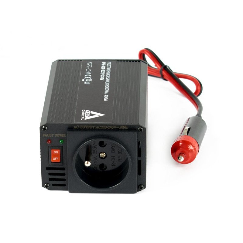Voltage converter AZO Digital 12 VDC / 230 VAC IPS-400 400W