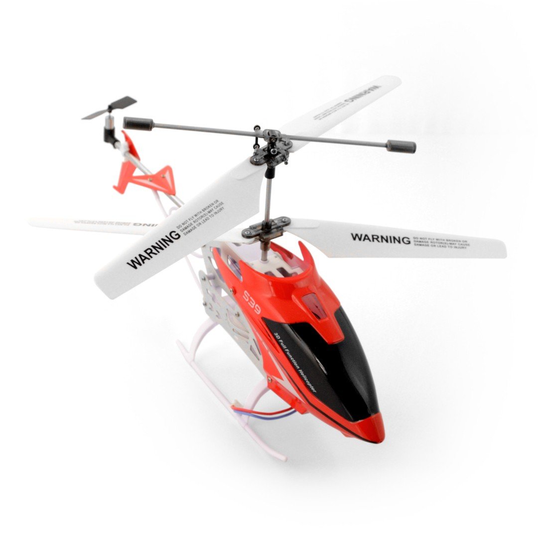 Helicopter Syma S39 Raptor 2.4GHz - remote control - 32cm - red