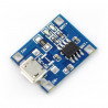 Li-Ion charger TP4056 1S 3,7V microUSB