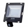 Lampa zewnętrzna LED ART, 20W, SMD, IP65, AC80-265V, black, 4000K-W, sensor - zdjęcie 1