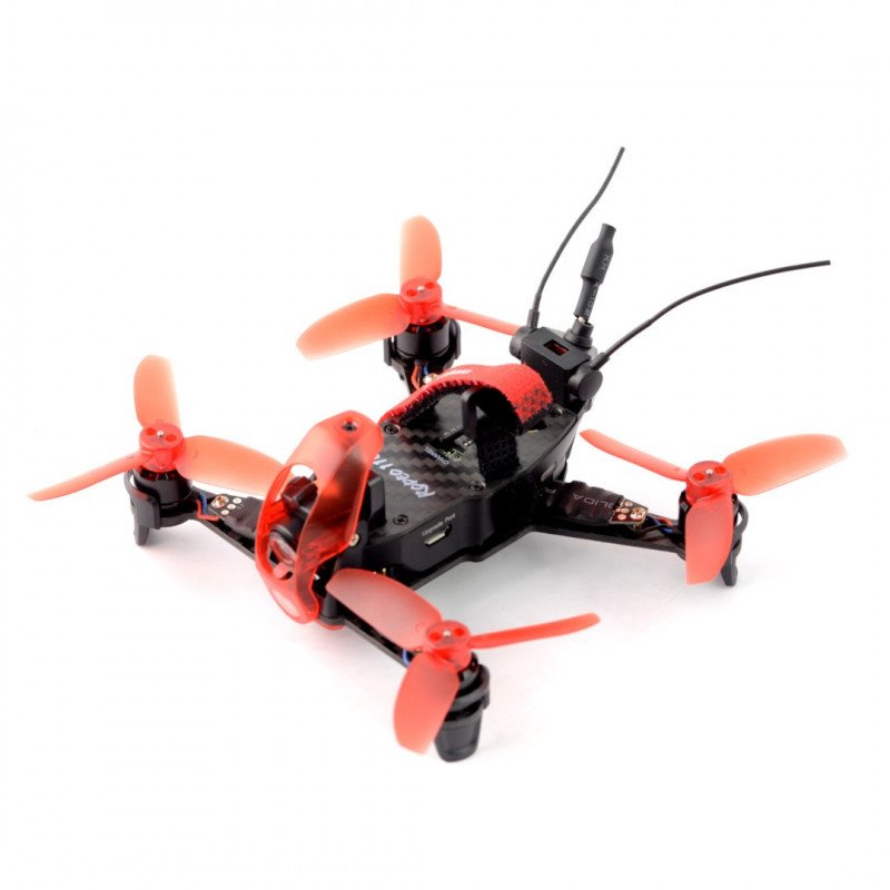 Walker Rodeo 110 quadrocopter racing drone with FPV camera and Devo7 transmitter