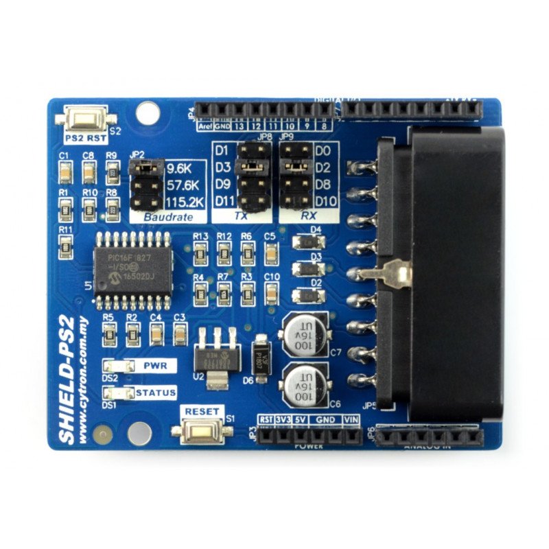 Cytron PS2 Shield for Arduino with PS2 controller connector