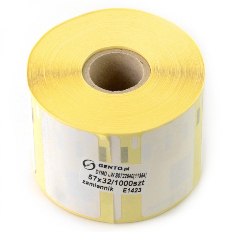 Labels for printer Dymo 57x32mm - 1000 pcs/roll - replacement