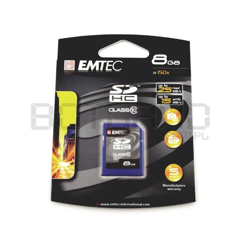 Emtec SD / SDHC memory card 8GB class 10