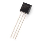 Temperature sensor LM35DZ NS to - analog TNT