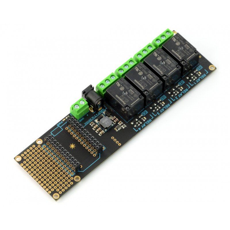 Particle - Relay Shield - module with relays 4 channels 7-20V - expansion for Particle