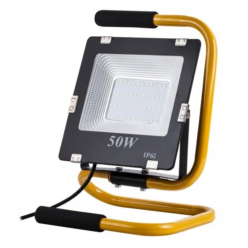 External flash, portable LED supply voltage 230 V AC, 50 W, IP65, 4000K