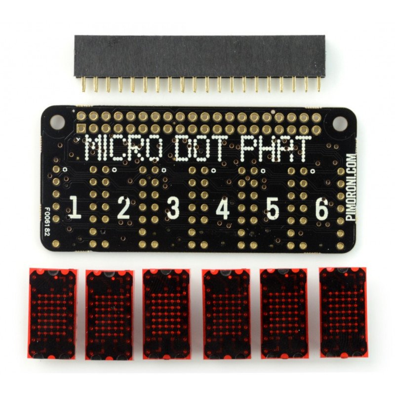PiMoroni Micro Dot pHAT Full kit - Red