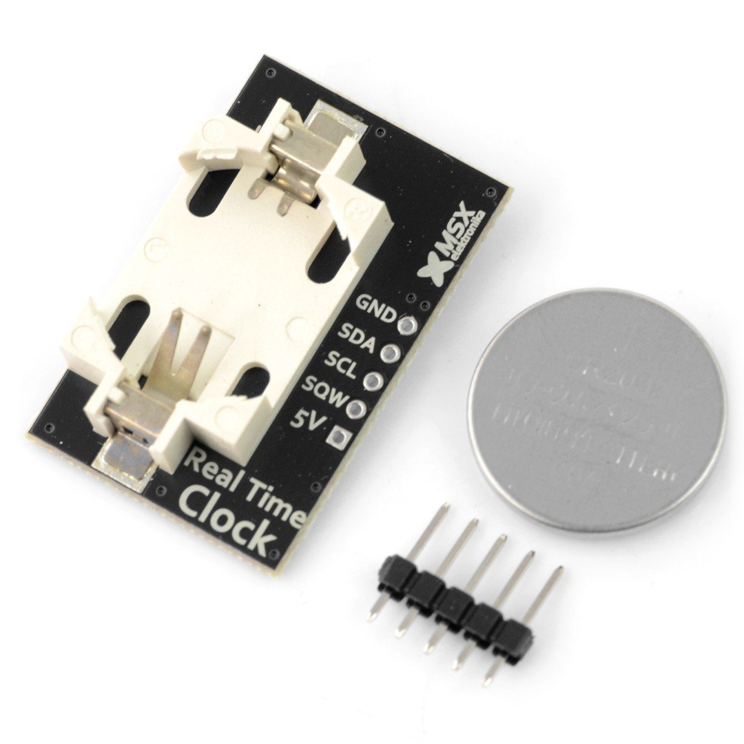 MSX RTC DS1307 I2C - real time clock + battery_