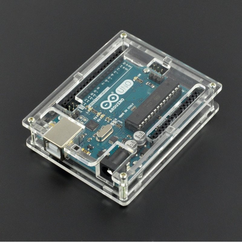 Housing for Arduino Uno - transparent slim v2