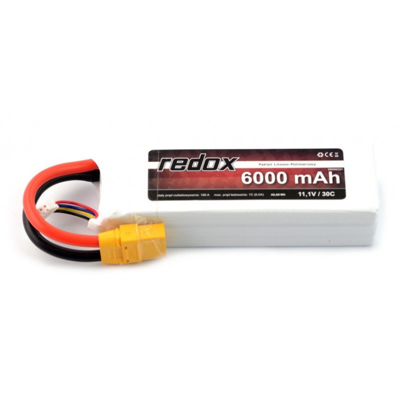 Li-Pol Redox 6000mAh 30C 3S 11.1V package