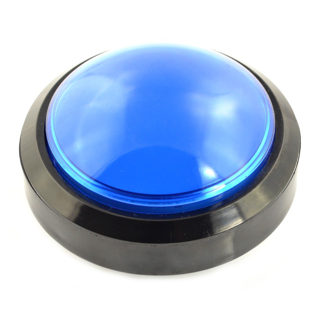 Big Push Button 10cm - blue (eco2 version)