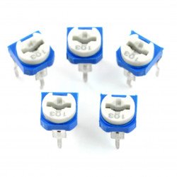 Mounting potentiometer lying 10kΩ - 5pcs.