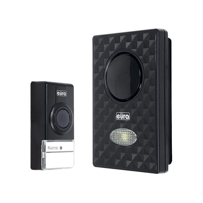 Eura WDP-40A3 Lumen - battery-operated cordless doorbell - light signalling and vibration