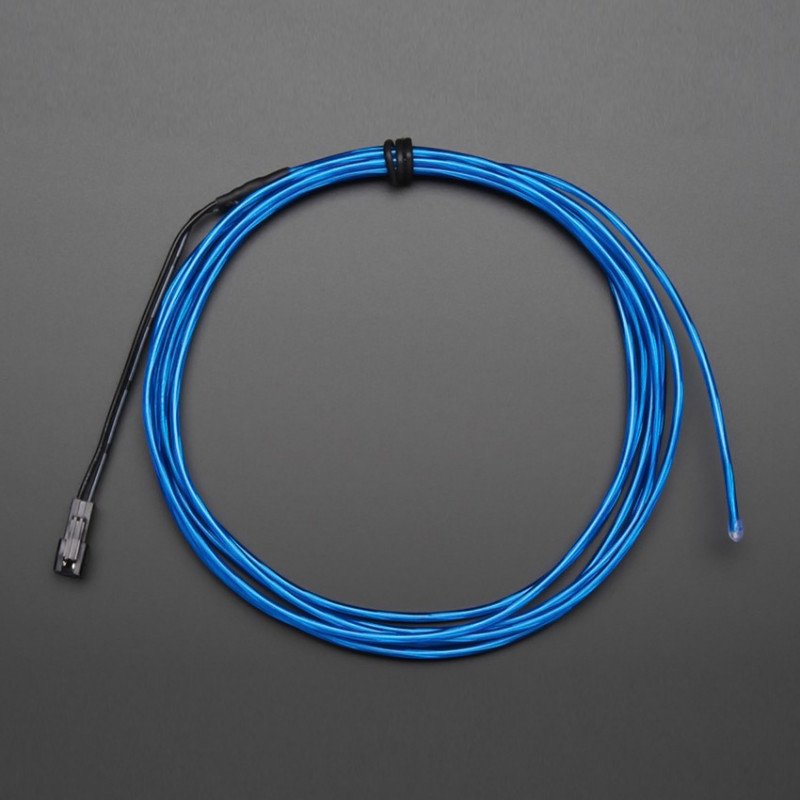 High Brightness Blue Electroluminescent (EL) Wire - 2,5m