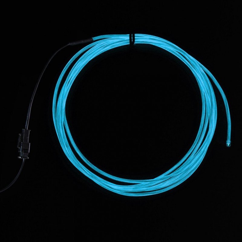 High Brightness Blue Electroluminescent (EL) Wire - 2,5m