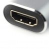 Adapter (HUB) USB Type C to HDMI / USB 3.0 / USB 2.0 / C port - zdjęcie 4