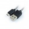 USB - microUSB wire - 2m - zdjęcie 1