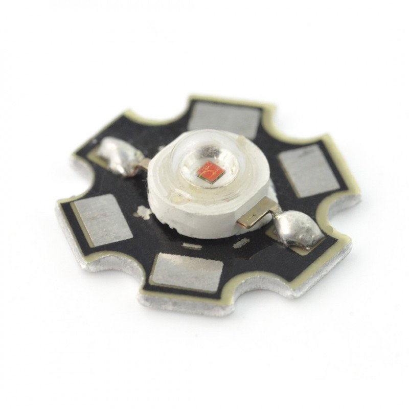 Power LED Star 3 W - green with heat sink