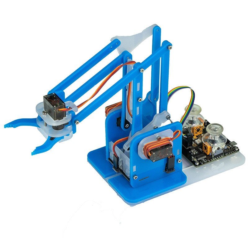 MeArm robot arm for Arduino - blue