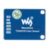 Waveshare color sensor TCS34725 I2C - zdjęcie 4