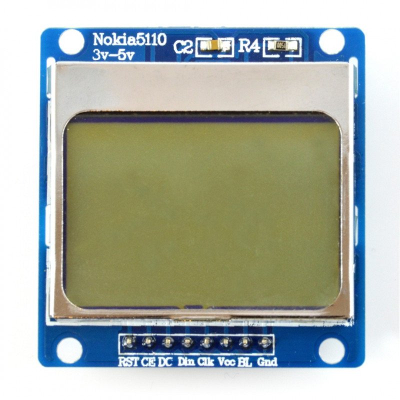LCD graphic display 84x48px - Nokia 5110 - blue