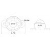 Ball Caster Pololu 3/8" plastikowy Ball Caster Pololu 3/8" plastikowy - zdjęcie 3