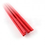 Heat shrink tube 2,4/1,2 red - 10pcs.