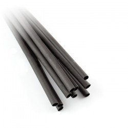 Heat shrink tube 1.6/0.8 black - 10pcs