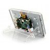 Enclosure for Raspberry Pi and dedicated 7'' touch screen - transparent with stand - zdjęcie 3