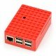 Pi-Blox - Raspberry Pi Model 3/2/B+ enclosure - red