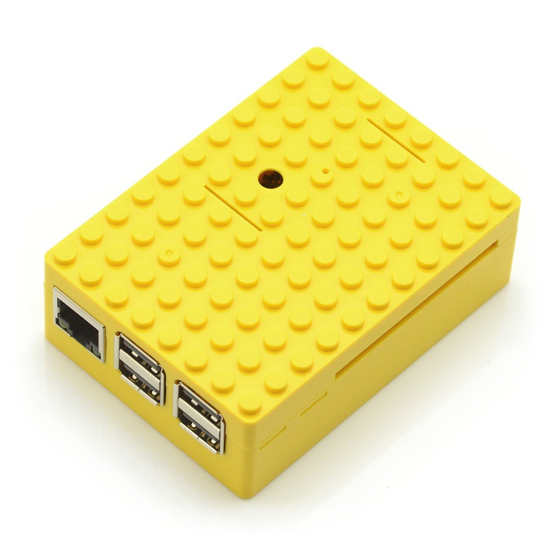 Pi-Blox case for Raspberry - yellow