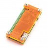 Raspberry Pi Zero Case - Fluo Open - orange - zdjęcie 1