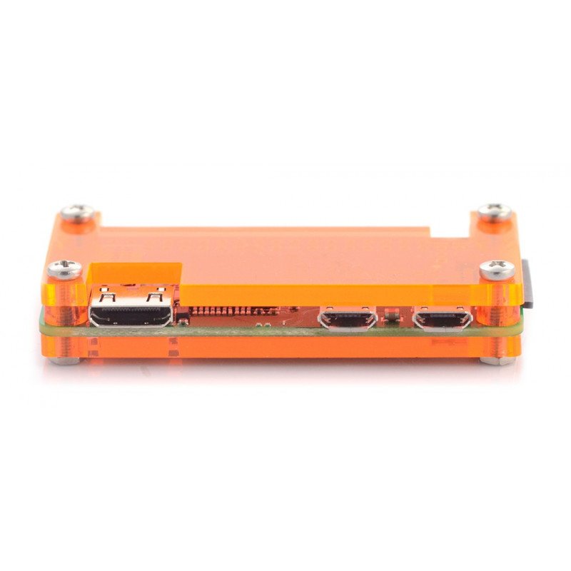 Raspberry Pi Zero Case - Fluo Open - orange