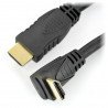 HDMI cable class 1.4 Lexton - 1.8m angled - zdjęcie 1