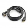 HDMI cable class 1.4 Lexton - 1.8m angled - zdjęcie 3