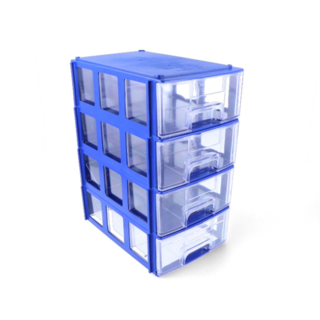 Workshop drawers with compartments - 180x110x55mm - module 4pcs.